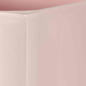 IZOD - Wastebasket, Decorative Trash Can, Resin Home Accessories, Guest Bathroom Essentials (Marina Collection, Pink)