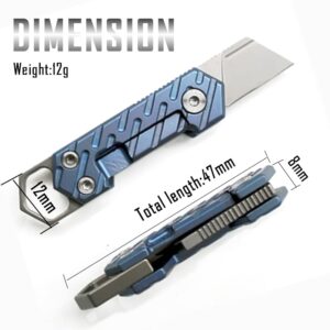 Factory Price EDC Keychain Stainless Steel Utility Mini Knife Customized Foldable Pocket Knife for Multiple Cutting Tasks