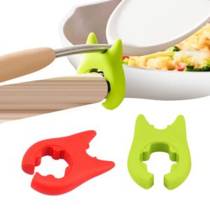 2 sets silicone spoon rest for stove top，spatula rest for stove top,silicone spoon holder for stove top ，spoon rest for kitchen counter