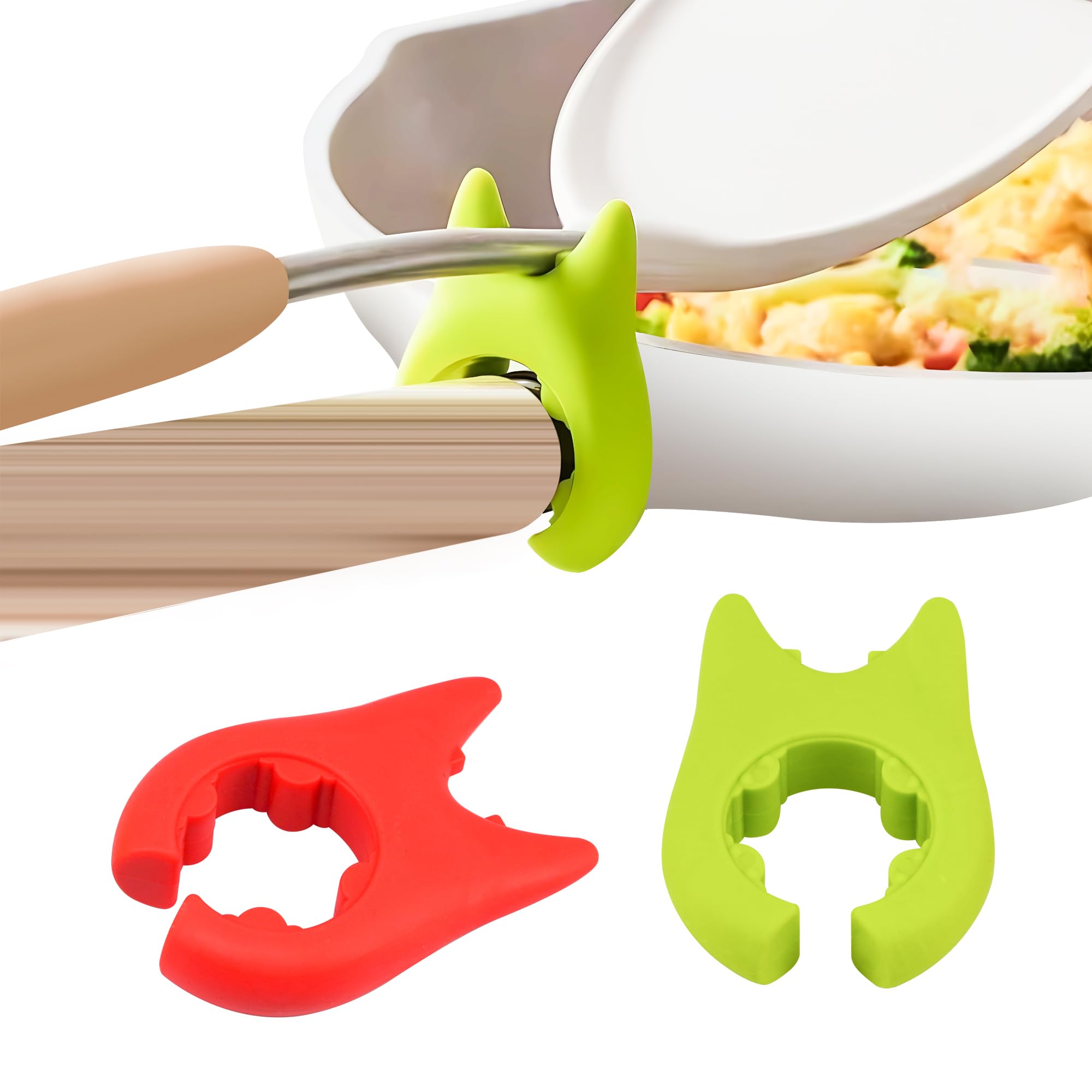 2 sets Silicone Spoon Rest for Stove Top，Spatula Rest for Stove Top,Silicone Spoon Holder for Stove Top ，spoon rest for kitchen counter