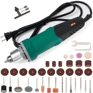 zibeile 480w power electric die grinder set with six-speed control for sanding, polishing,carving, delicate & light diy small projects, high speed 30000rpm rotary carver for precision grinding