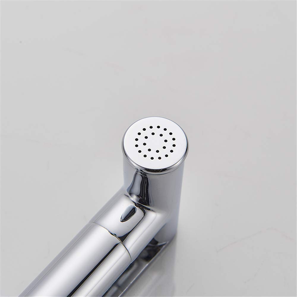 TERPCO Kitchen Tap,Water Tap Bath Shower Systems Bidet Shower Faucets Brass Hygienic Shower Spray Airbrush Tap Hot Cold Mixer Toilet Spray Bidet Showe