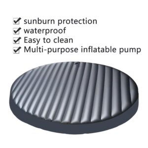 RJGKXE Outdoor Daybed Cushion,Round Matterss,Daybed Replacement Cushions,3" H X 66" D Circle,Upholstery Electric Inflatable Cushion,Pool Hammock,Water Hammock, Lounge Chair, Hammock, Drifter