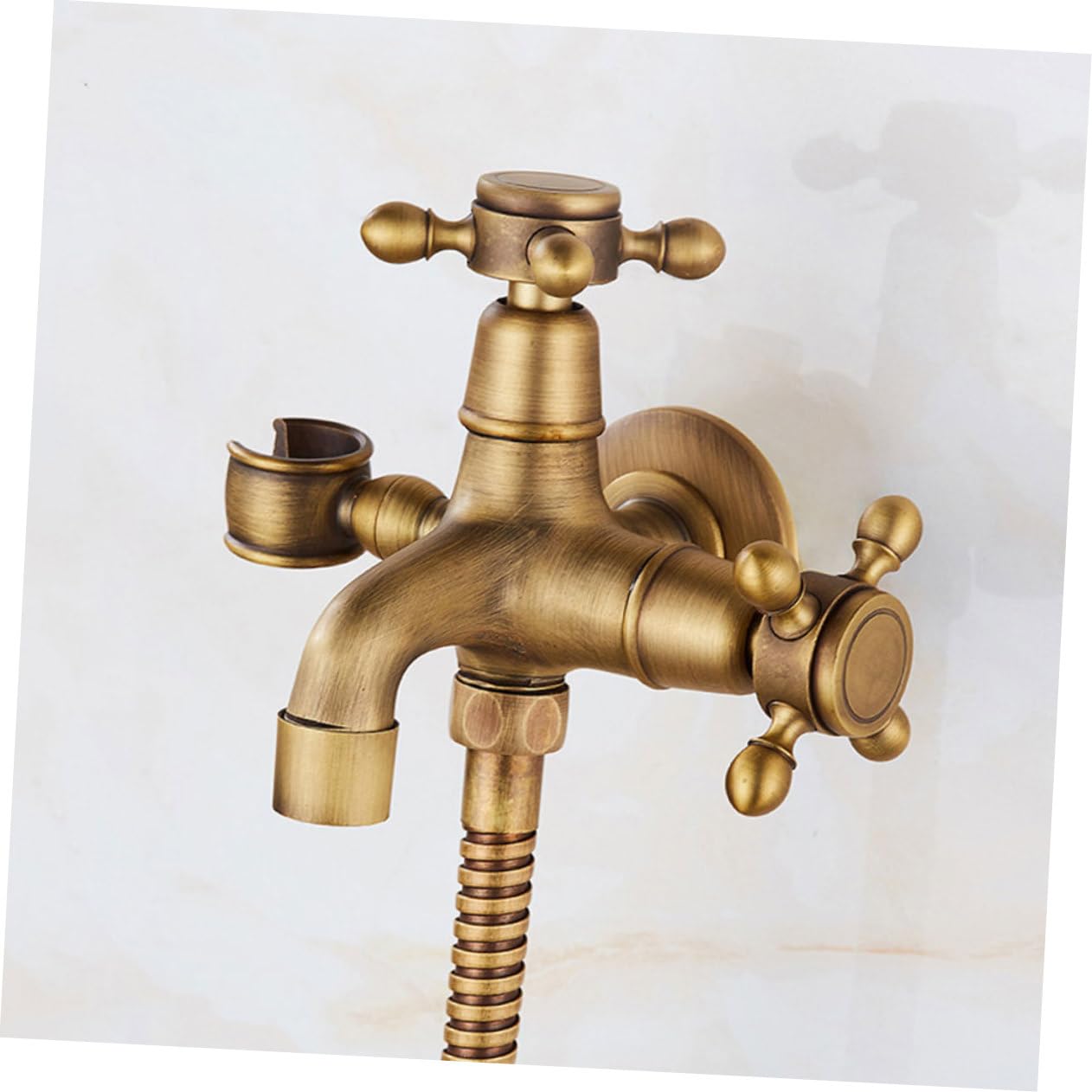 Homoyoyo 1pc Mixer Shower Taps for Bath Cross Knobs Bathroom Faucet Bath Taps Kitchen Tap Shower Faucet Bathtub Faucets Kitchen Sink Faucet European Style Washing Machine Antique