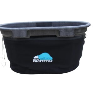 Polar Protector - 100 Gallon Oval Stock Tank Cover and Insulated 5mm Neoprene Slip Bundle Ice Water Bath Waterproof Keeps Tanks Clean and Insulated