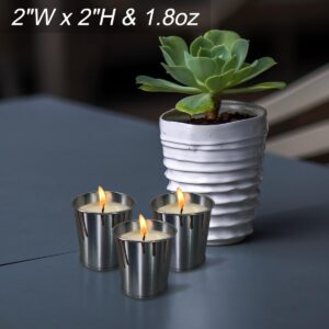 Citronella Candles 6 Pack, Outdoor Indoor Scented Candles with Pure Citronella Essential Oil and Natural Soy Wax, Long Lasting Burning for Home Gardon Patio Balcony