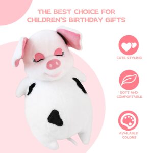 Pig Stuffed Animals Pig Plush Toys for Kids Toddlers Soft Cute Piggy Hugging Pillow Birthday Gifts for Girls Boys Christmas Xmas Gifts Halloween Easter Gifts for Toddlers,10 inch