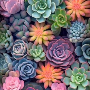 Ausanrl Succulents Diamond Painting Kits for Adults Beginners-Succulents Plant Diamond Art Kits for Adults,Flower Gem Art Kits for Adults for Gift Home Wall Decor Gifts 12x16inch