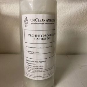 PEG 40 HYDROGENATED Castor Oil SURFACTANT- for Beauty & Cosmetic USE Water in Oil Making - Made in USA (Size: 32 fl oz)