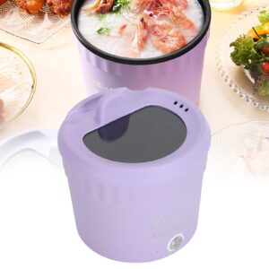 450W Electric Cooker Hot Pot Mini Electric Pot 1.2L,Rapid Noodles Cooker for Ramen Egg Pasta Multifunctional Cooker (US standard 110V)