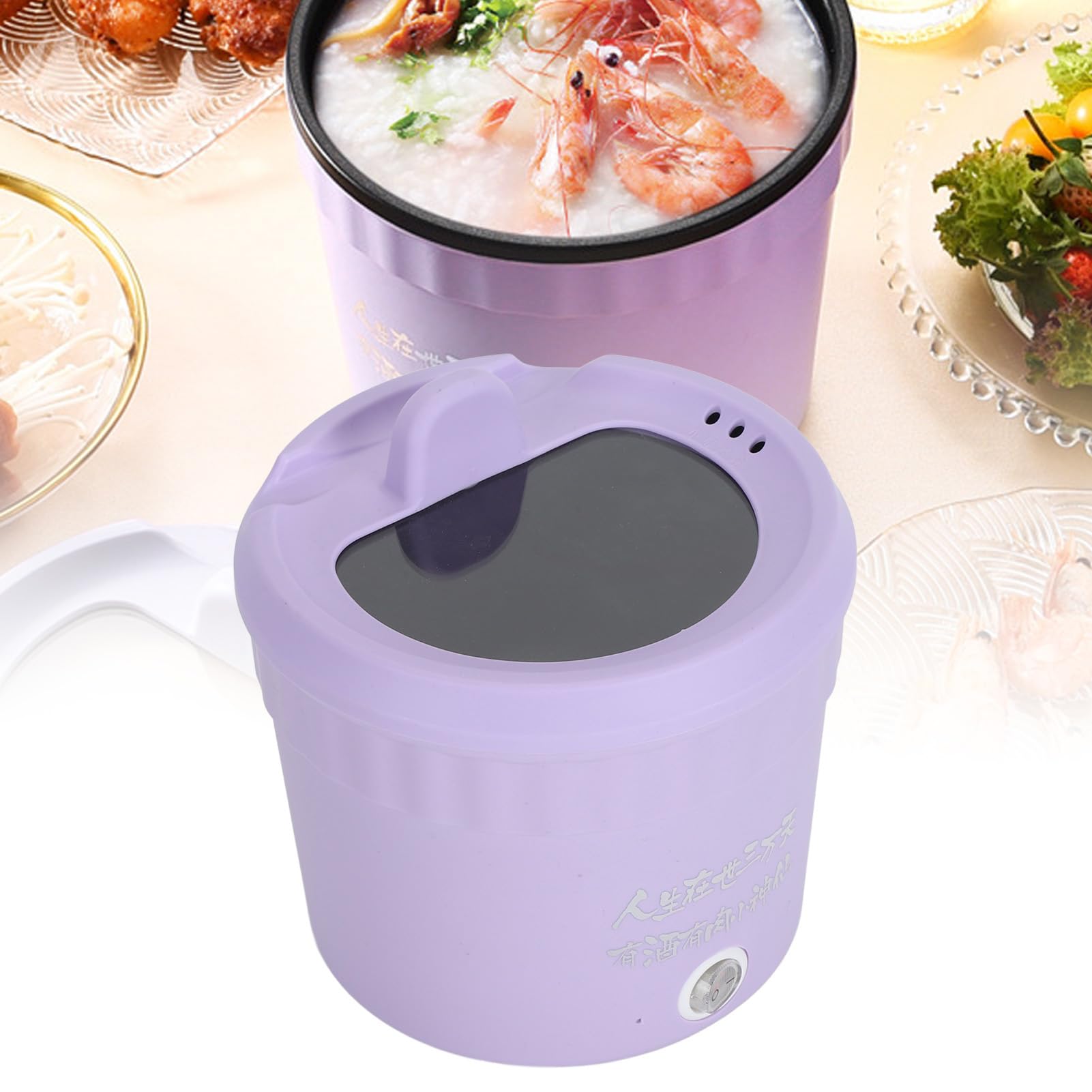 450W Electric Cooker Hot Pot Mini Electric Pot 1.2L,Rapid Noodles Cooker for Ramen Egg Pasta Multifunctional Cooker (US standard 110V)