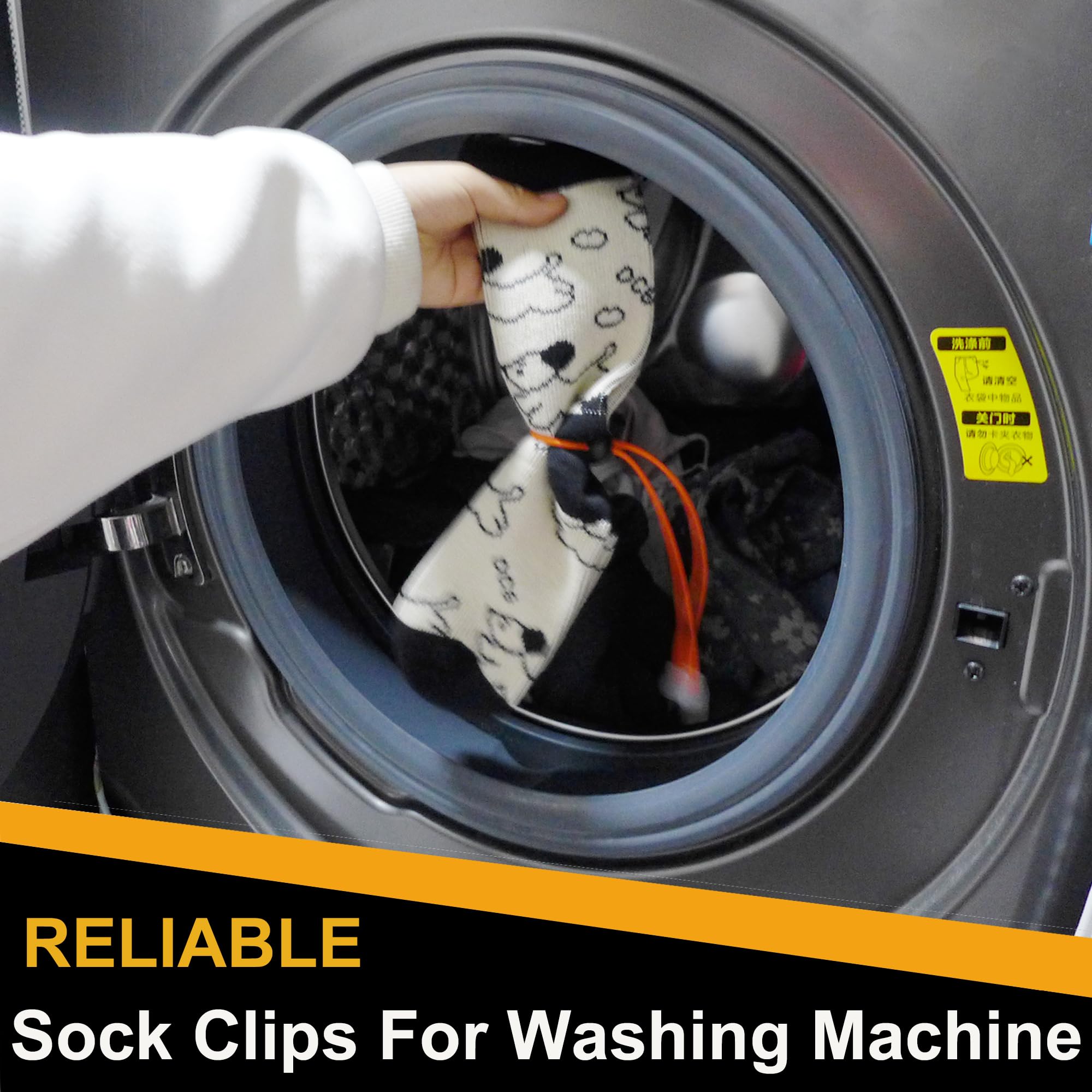 25Pcs Sock Clips for Laundry Sock Clip for Washing Machine Keep Socks for Pairs with The Sock Holder Sock Laundry Organizer - Sock Locks for Washing Socks