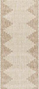 BoutiqueRugs Djugun Moroccan Geometric Area Rug - Outdoor Safe - Performance Rug for Porch, Patio, Entryway - High Traffic Rug - Beige, Cream, Tan, Brown - 2' x 2'11" (2x3 Small Area Rug)