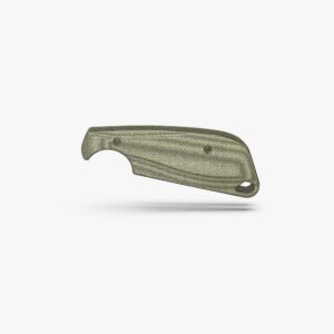 flytanium micarta flex scales for crkt minimalist (green canvas)