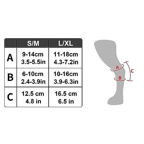 (S/M) Dog Leg Brace for Back Leg, Canine Hock Brace for Rear Legs with Dual Metal Strips, Joint Warps Strong Support Help for Hind Leg Injuries Sprains Arthritis Torn ACL(1Pair)