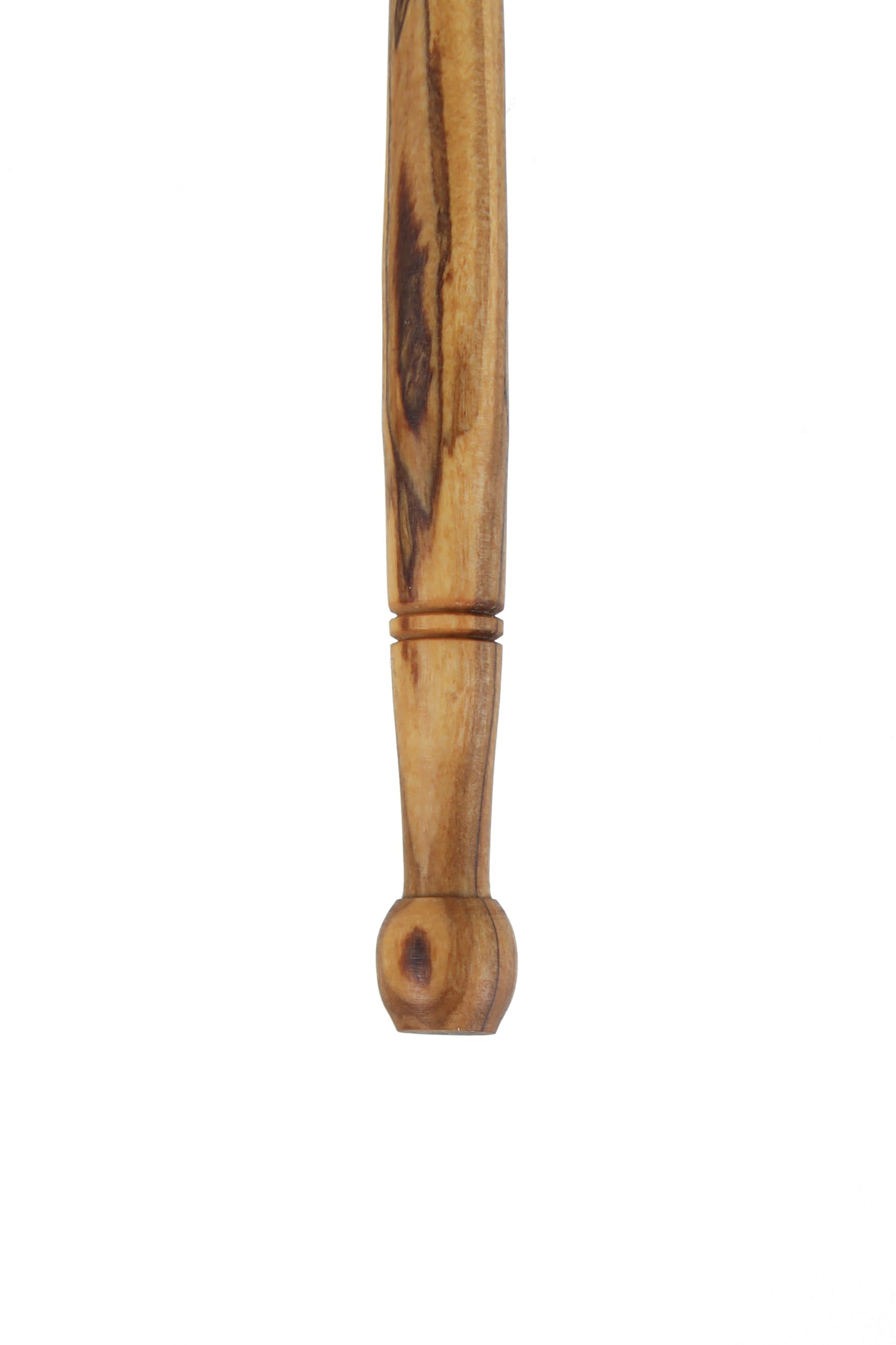 Generic Handcrafted Olive Wood Honey Dipper/Drizzler, Medium