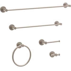 Peerless PA547-BN Precept Double Towel Hook, SpotShield Brushed Nickel