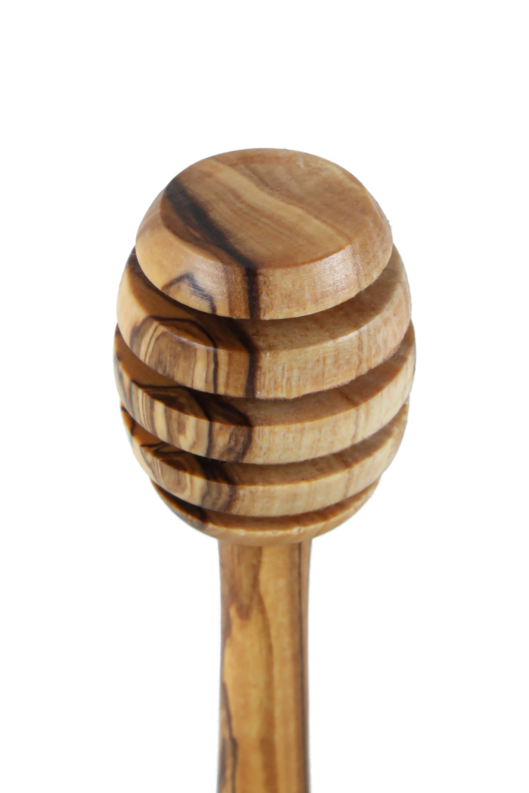 Generic Handcrafted Olive Wood Honey Dipper/Drizzler, Medium