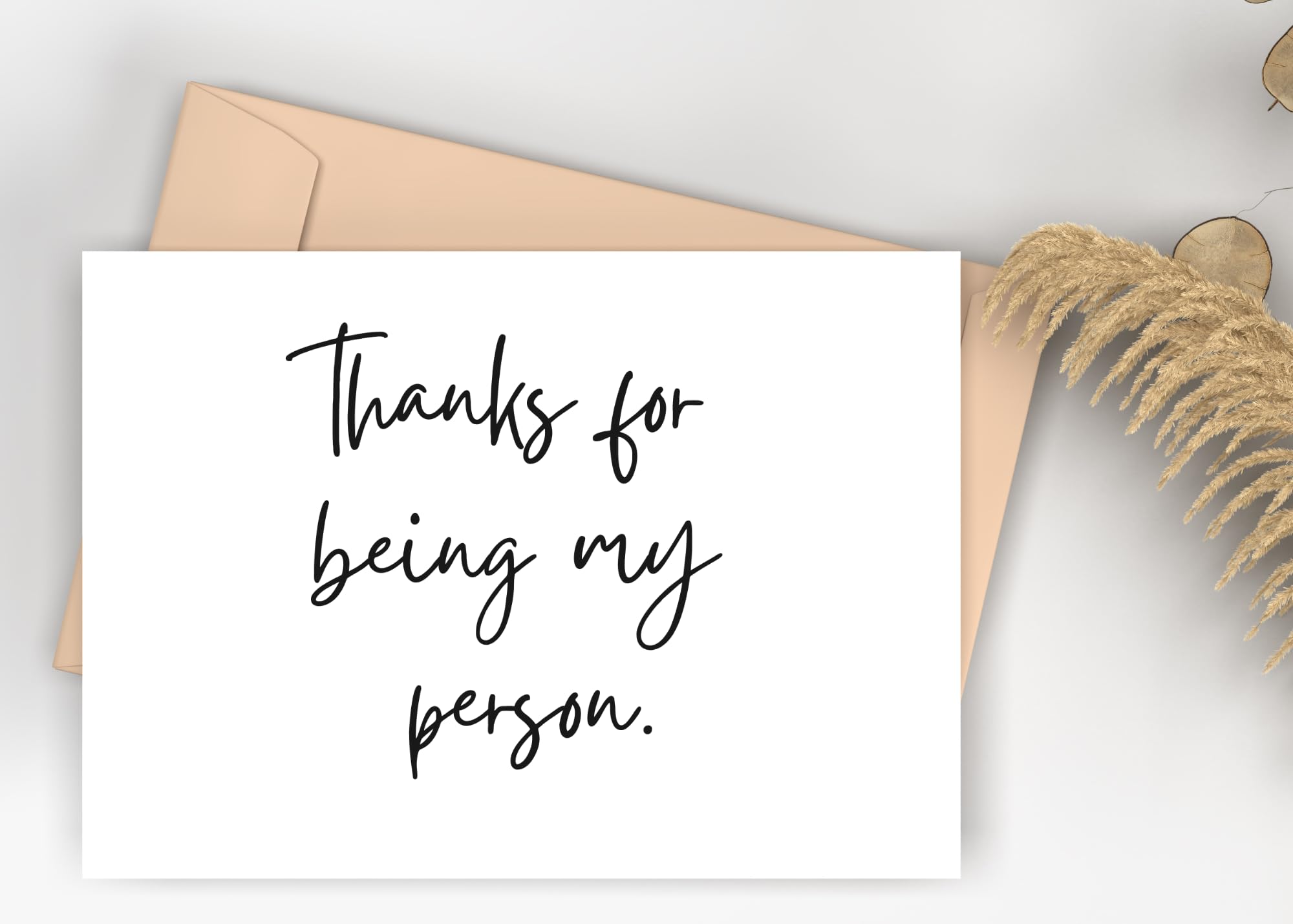 TEEMI-Thanks for Being My Person/just Because card/Thank You Gift for Friend/Card for Best Friend/BFF Card/Best Friend Birthday Card