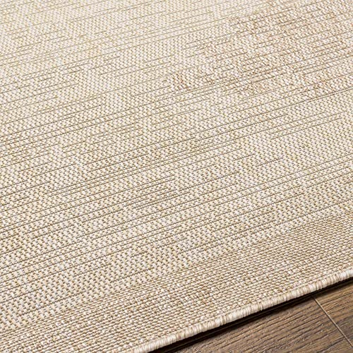 BoutiqueRugs Djugun Moroccan Geometric Area Rug - Outdoor Safe - Performance Rug for Porch, Patio, Entryway - High Traffic Rug - Beige, Cream, Tan, Brown - 2' x 2'11" (2x3 Small Area Rug)