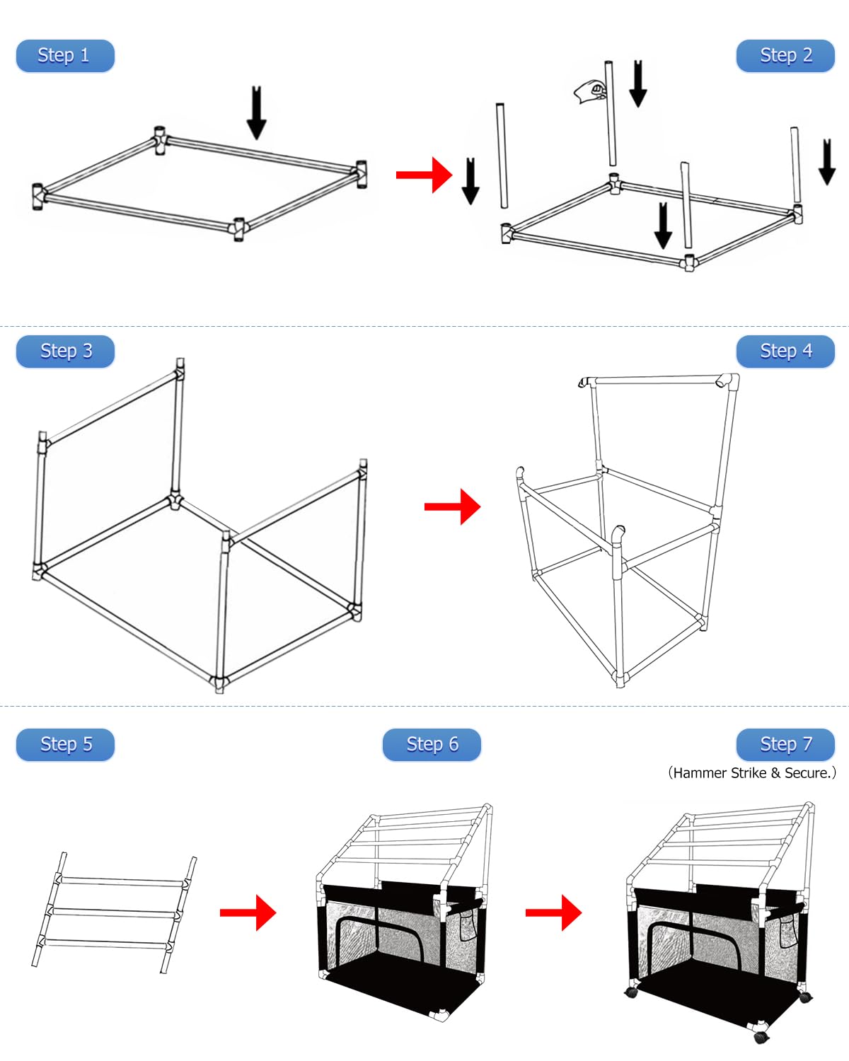 Heavy Duty Outdoor Towel Rack,Hutigertech 4 Tier Freestanding Poolside Pipe Towel Rack with Towel Rack Net,Moveable Wheels and Installation Hammer for Beaches,Swimming Pools,Bathroom