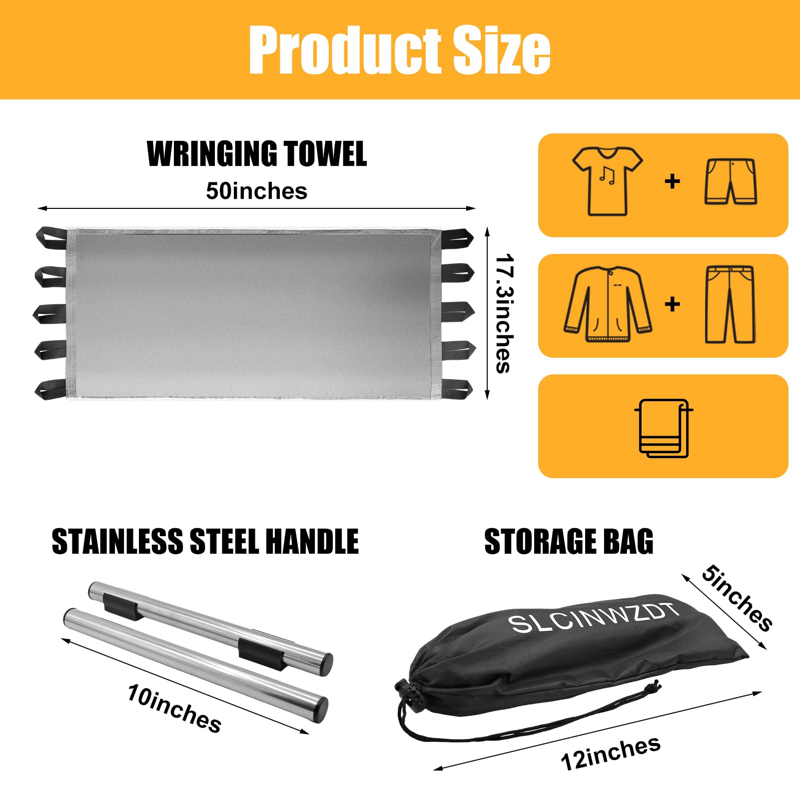 Compact Clothes Dryer, Manual Clothes Dryer for Travel, Camping, Grid Living and RV, Small Portable Clothes Dryer for Cloth, Towel Wringer for Drying Clothes Anywhere