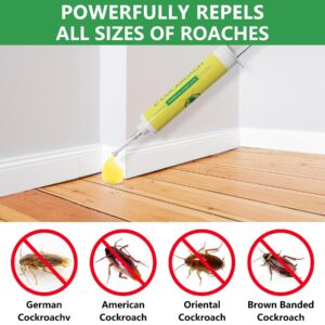 LUOJIBIE Cockroach Gel Bait, Roach Killer Indoor Infestation, Effective Roach Repellent, Roach Traps Indoor and Outdoor Use, Keep Roaches Away-2 Tubes