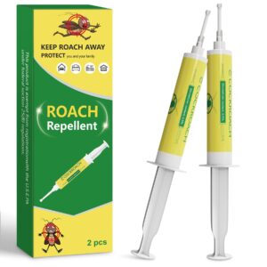 luojibie cockroach gel bait, roach killer indoor infestation, effective roach repellent, roach traps indoor and outdoor use, keep roaches away-2 tubes