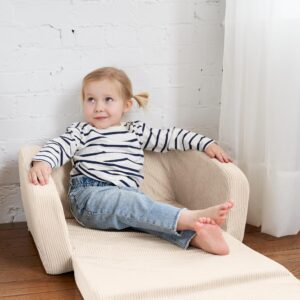 ZICOTO Sturdy Toddler Chair and Couch - The Perfect Kids Sofa for Girls and Boys - Ideal Fold Out Sofa Chairs to Give Your Kids a Safe and Fun Place to Sit