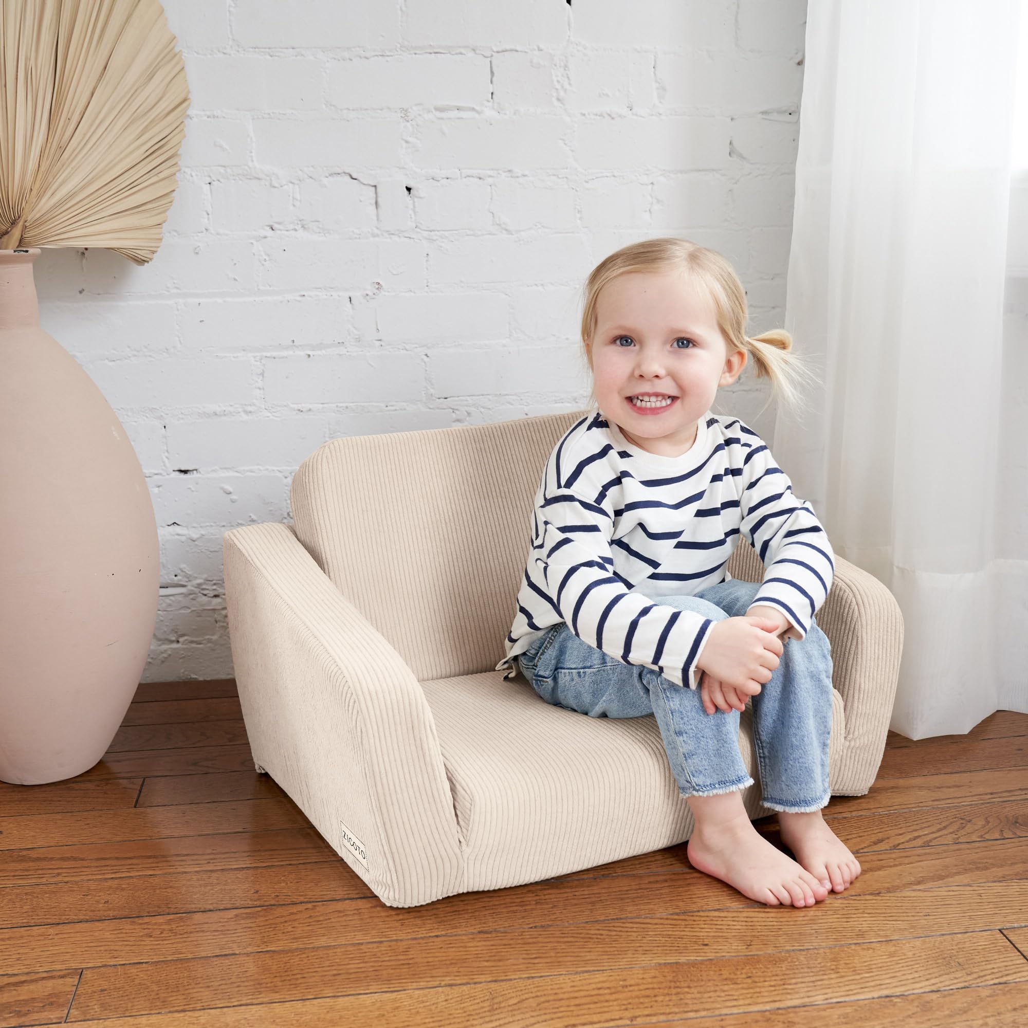 ZICOTO Sturdy Toddler Chair and Couch - The Perfect Kids Sofa for Girls and Boys - Ideal Fold Out Sofa Chairs to Give Your Kids a Safe and Fun Place to Sit