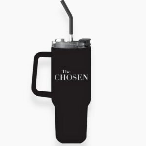 The Chosen: 3 Fish Tumbler - Black - 40 Ounces