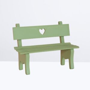 ifundom Miniature Wooden Bench Mini Wooden Bench Outdoor Wood Bench Miniature Furniture Couch Accessories Mini Bench Couch Sofa Wood Furniture Porch Chair Figurine Sofa Bench Miniature Chair