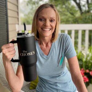 The Chosen: 3 Fish Tumbler - Black - 40 Ounces