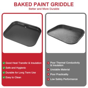 Griddle Plate for Ninja Woodfire Pro OG800 OG900 Series, Flat Top Griddle Plate for Ninja XSKGRDPLT Woodfire Pro Connect XL OG951 OG952 OG850 Outdoor Grill, Non-Stick Griddle Pan