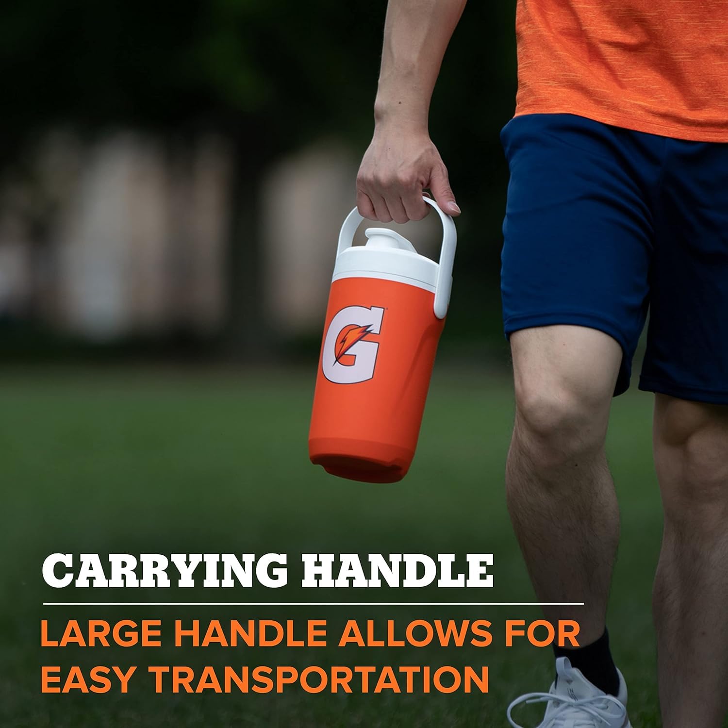 Gatorade Half Gallon Cooler Jug, Sports Hydration Jug, BPA-Free, 64oz, Double Wall Insulation​