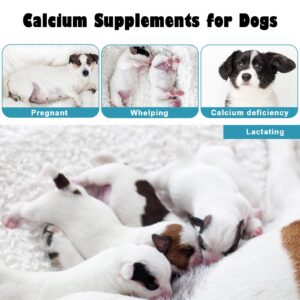 Oral Calcium for Dogs(30 ml Paste), Fast Absorbing Calcium Supplement for Dogs Nursing, Whelping, Calcium Deficiency, Supporting Efficient Labor