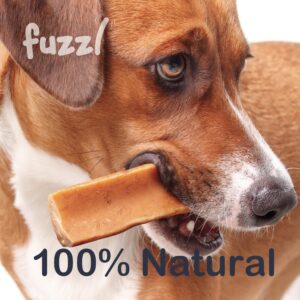 Fuzzl Premium Yak Cheese Himalayan Dog Chews with Superfood Turmeric - 6 Bars Small Natural Dog Treats Milkbone Yak Chews No Hide Dog Food Long Lasting Dog Dental Sticks Milk Chews Cheese Stick