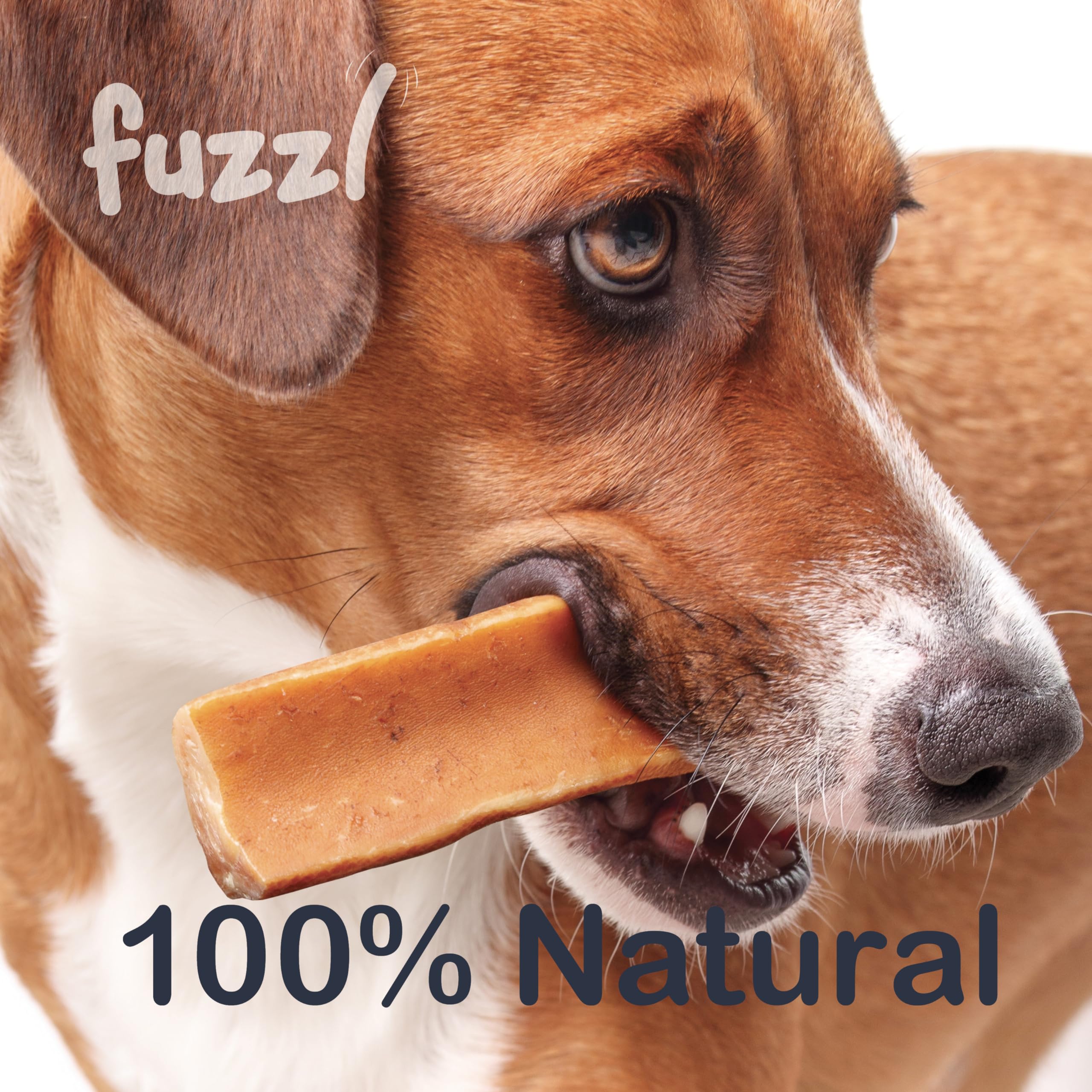 Fuzzl Premium Yak Cheese Himalayan Dog Chews with Superfood Turmeric - 6 Bars Small Natural Dog Treats Milkbone Yak Chews No Hide Dog Food Long Lasting Dog Dental Sticks Milk Chews Cheese Stick