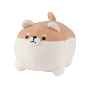 unsnurnoch shiba inu stuffed animal plush,cute stuffed animal plush pillows corgi stuffed animal plush dog, soft anime kawaii gifts for boys and girls,40cm/15.7inch