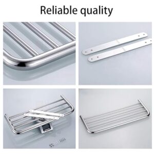 Towel Racks Towel Shelfs,Towel Shelf Towel Rack Bath Double Towel Shelves Holder 57Cm Towel Row Wall Mounted Towel Rail Bar Hotel Rail Shelf Storage Holder for Bathroom Kitchen/67Cm (Color : 57cm)