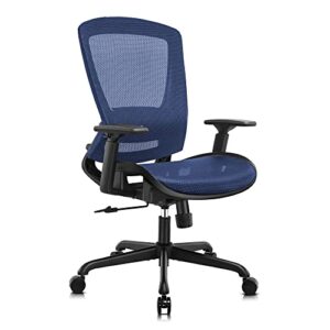 ELABEST Blue Mesh Black Frame Headrest for Home Office Chair, Not General