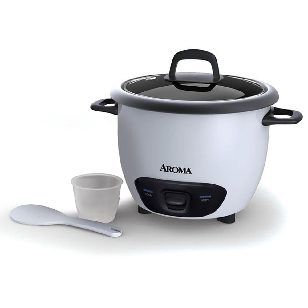 14-Cup (Cooked) / 3Qt. Rice & Grain Cooker, White (Renewed)