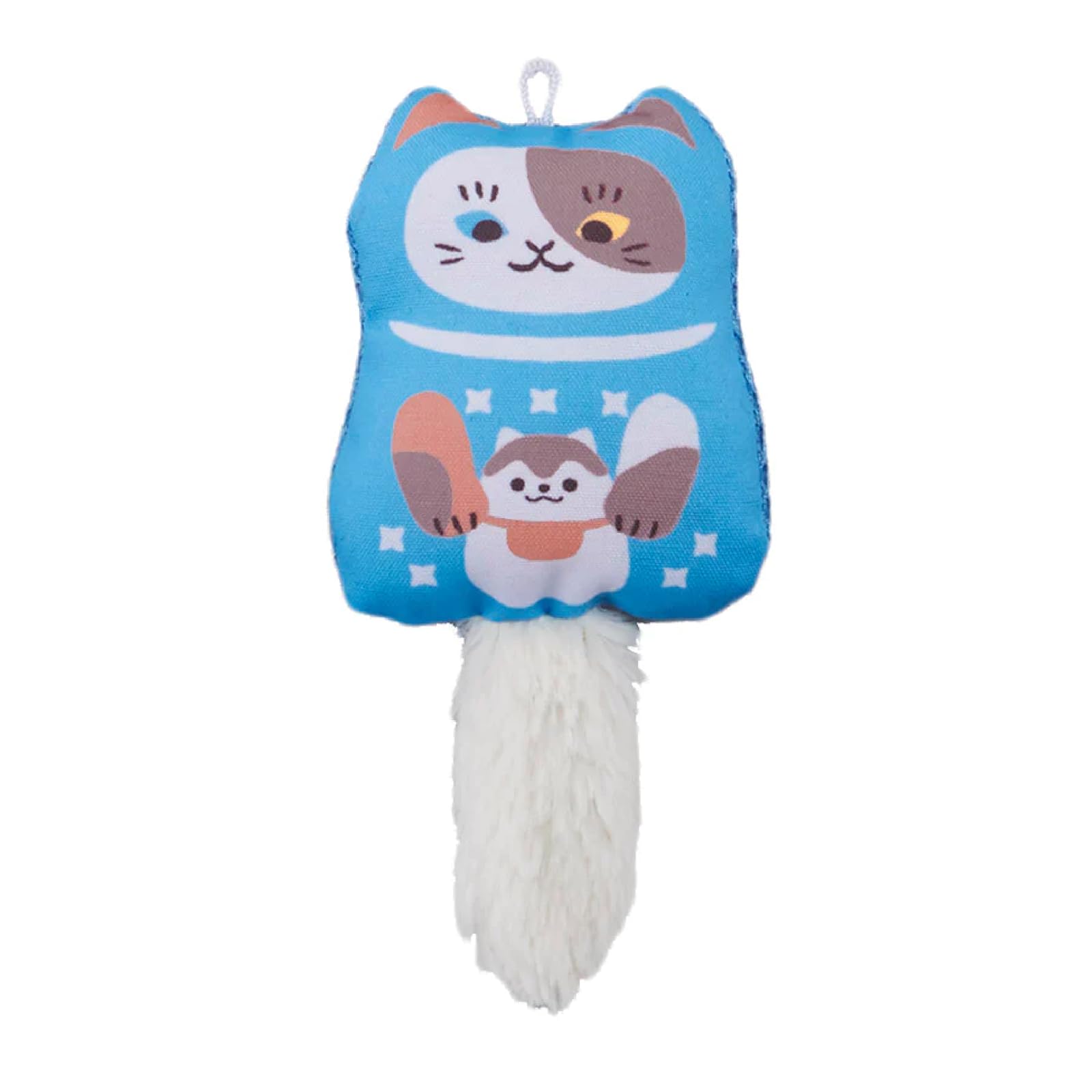 NAKAMA Meow Mamori, Dental Cat Chew Toy, Guardian Dog Pattern