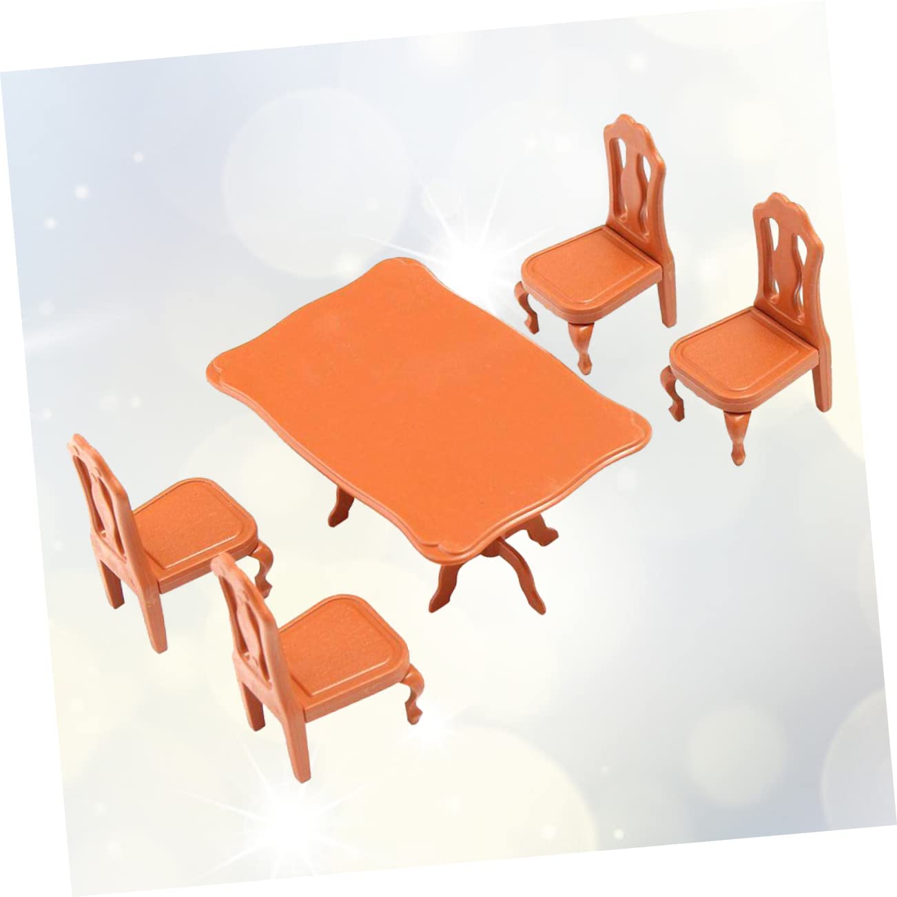 Totority 2 Sets Kids Resin Table and Chairs Child Mini