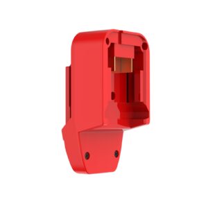 NovaQuantic Adapter Upgrade for Bauer 20V Cordless Tools - Compatible with Milwaukee M18 Red Li-Ion Batteries for Power Supply, No Charging Function - (New Version) - Adapter Only