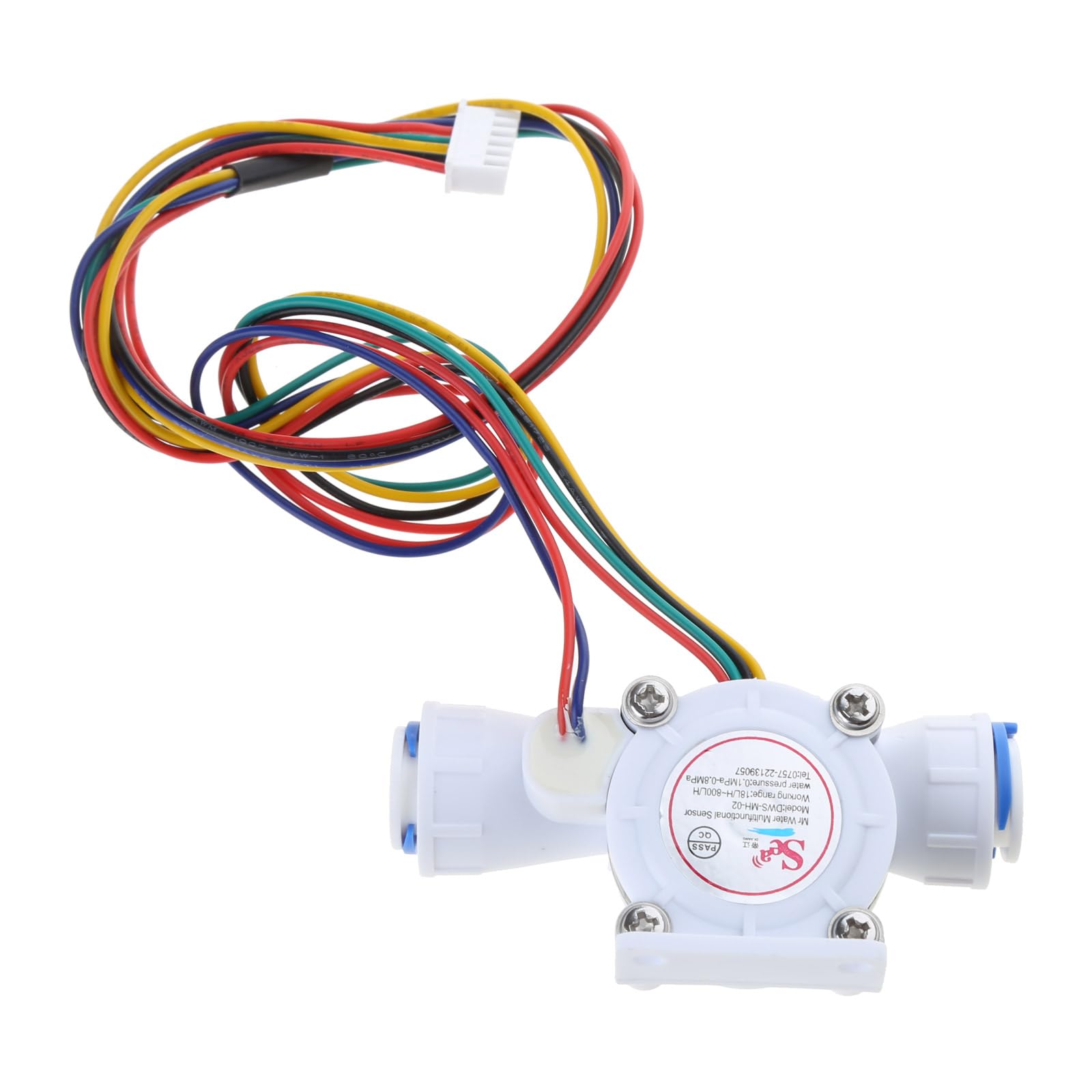 CHENZILIN DN10 G3/8 TDS Temperature Flow Sensor DC5-24V Turbine-Flowmeter Water Flow Sensor Switch Control Flowmeter Fluid Counter, About 7.7cm long, As Pictures Shown