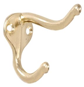 brass plated - coat & hat hooks