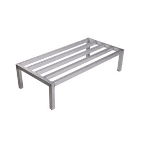 winholt equipment dasq-3-1224 dunnage rack, 24" x 36" x 12",all welded 1-1/2" x 1-1/2" aluminum tubular frame, 2100 lbs. capacity, for commercial use, nsf