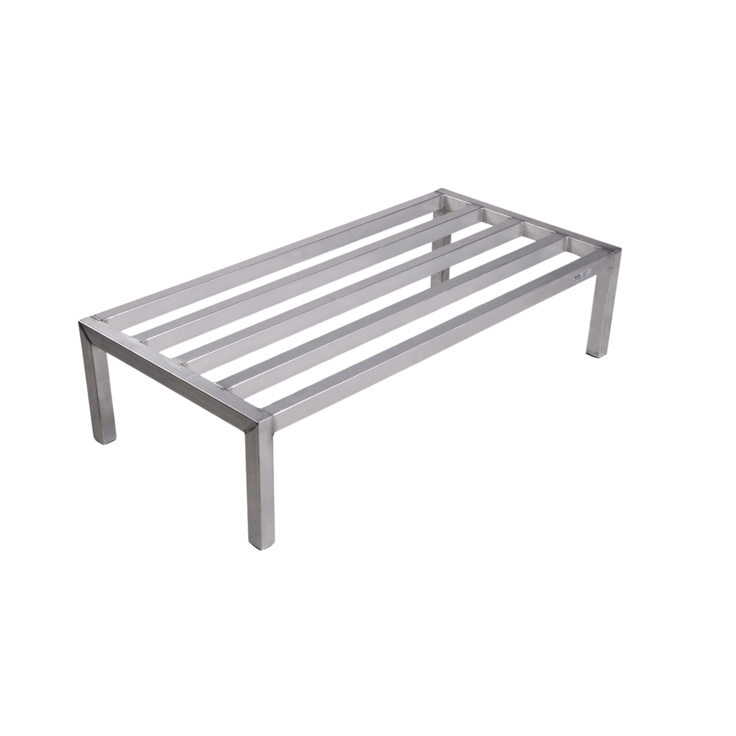 Winholt Equipment DASQ-3-1224 Dunnage Rack, 24" x 36" x 12",All Welded 1-1/2" x 1-1/2" Aluminum Tubular Frame, 2100 lbs. Capacity, for Commercial Use, NSF