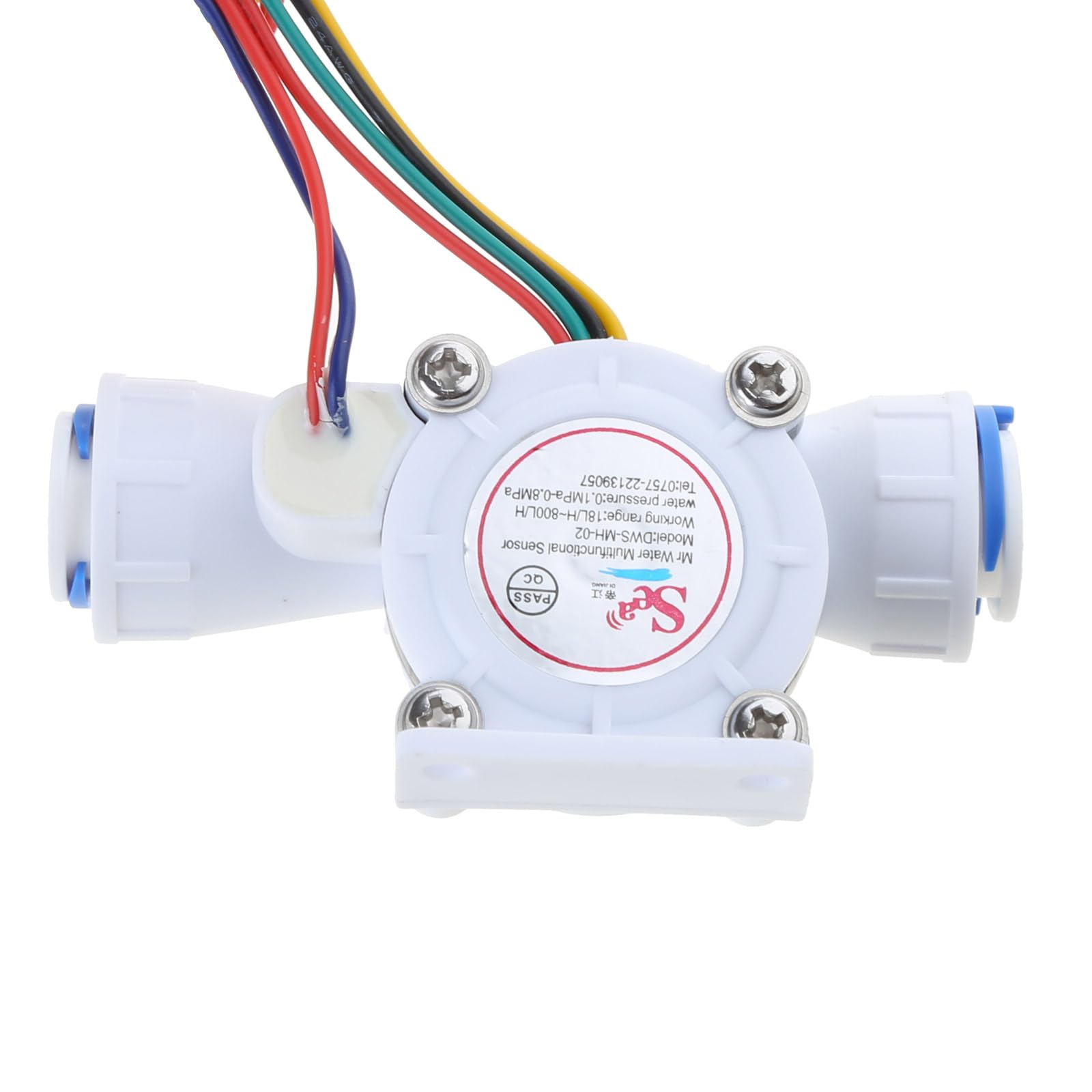 CHENZILIN DN10 G3/8 TDS Temperature Flow Sensor DC5-24V Turbine-Flowmeter Water Flow Sensor Switch Control Flowmeter Fluid Counter, About 7.7cm long, As Pictures Shown